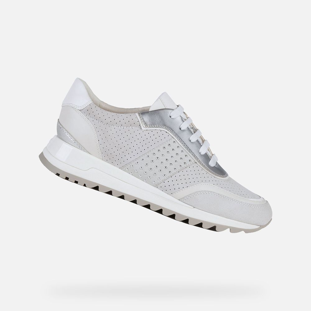 Geox Sneakers White Tabelya - Geox Womens Shoes - XMHIYS256